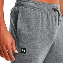 Pantalón Largo Under Armour UA Rival Fleece Joggers -tienda de material de futbol pantalon largo under armour ua rival fleece joggers grey 3