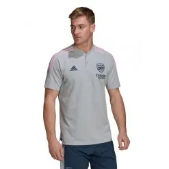 Polo Adidas Arsenal FC Fanswear 2022-2023 -tienda de material de futbol polo adidas arsenal fc fanswear 2022 2023 clear onix 1