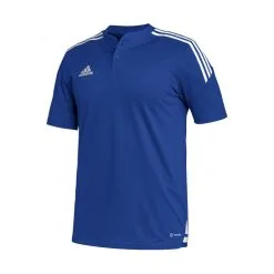 Polo Adidas Condivo 22 M/c Niño -tienda de material de futbol polo adidas condivo 22 mc nino royal blue 1