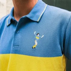 Polo COPA Maradona X COPA Boca Roidery 11 Polo COPA Maradona X COPA Boca Roidery -tienda de material de futbol polo copa maradona x copa boca roidery blue 4