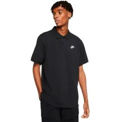 Polo Nike Sportswear Club -tienda de material de futbol polo nike sportswear club black white 2