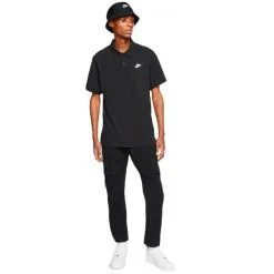 Polo Nike Sportswear Club -tienda de material de futbol polo nike sportswear club black white 4