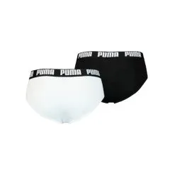 Puma Basic Brief 2P -tienda de material de futbol puma basic brief 2p white black 1