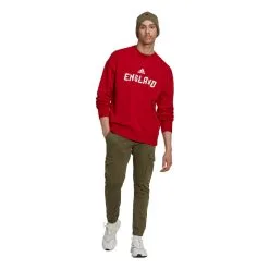 Sudadera Adidas England Crew -tienda de material de futbol sudadera adidas england crew power red 3