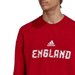 Sudadera Adidas England Crew -tienda de material de futbol sudadera adidas england crew power red 4