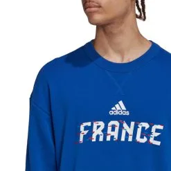 Sudadera Adidas France Crew -tienda de material de futbol sudadera adidas france crew royal blue 3