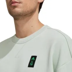 Sudadera Adidas Real Madrid CF Fanswear 2022-2023 10 Sudadera Adidas Real Madrid CF Fanswear 2022-2023 -tienda de material de futbol sudadera adidas real madrid cf fanswear 2022 2023 linen green 3