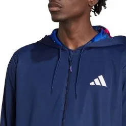 Sudadera Adidas Training Essentials Hoodie -tienda de material de futbol sudadera adidas training essentials dark marine 4