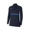 Sudadera Nike Academy 21 Drill Top Mujer -tienda de material de futbol sudadera nike academy 21 drill top mujer obsidian white royal blue 0
