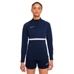 Sudadera Nike Academy 21 Drill Top Mujer -tienda de material de futbol sudadera nike academy 21 drill top mujer obsidian white white 2