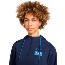 Sudadera Nike Francia Fanswear Euro 2022 Mujer -tienda de material de futbol sudadera nike francia fanswear euro 2022 mujer blackened blue 2