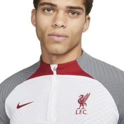 Sudadera Nike Liverpool FC Training 2022-2023 -tienda de material de futbol sudadera nike liverpool fc training 2022 2023 white smoke grey tough red tough red full 2