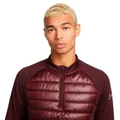 Sudadera Nike Therma-Fit Academy Winter Warrior 8 Sudadera Nike Therma-Fit Academy Winter Warrior -tienda de material de futbol sudadera nike m nk tf acd drl top ww burgundy crushreflective silv 2