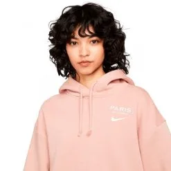 Sudadera Nike Paris Saint-Germain FC Fanswear 2022-2023 Mujer -tienda de material de futbol sudadera nike paris saint germain fc fanswear 2022 2023 mujer rose whisper 2