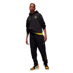 Sudadera Nike PSG X Jordan Fanswear 9 Sudadera Nike PSG X Jordan Fanswear -tienda de material de futbol sudadera nike psg x jordan fanswear black tour yellow 3