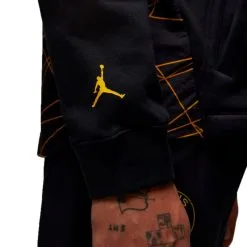 Sudadera Nike PSG X Jordan Fanswear -tienda de material de futbol sudadera nike psg x jordan fanswear black tour yellow 4