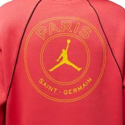 Sudadera Nike PSG X Jordan Fanswear -tienda de material de futbol sudadera nike psg x jordan fanswear fusion red tour yellow 3