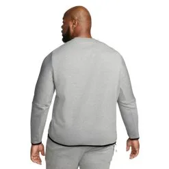 Sudadera Nike Sportswear Tech Fleece Crew -tienda de material de futbol sudadera nike sportswear tech fleece crew grey heather black 3
