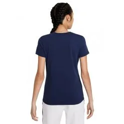 Camiseta Nike PSG X Jordan Fanswear Mujer -tienda de material de futbol sudadera nike sudadera w j psg ss crew tee midnight navy azul oscuro 1