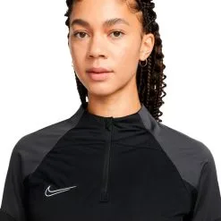 Sudadera Nike Therma-Fit Strike Winter Warrior Dril Top Mujer -tienda de material de futbol sudadera nike therma fit strike winter warrior dril top mujer black dark smoke grey white 2