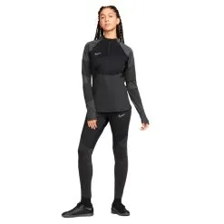 Sudadera Nike Therma-Fit Strike Winter Warrior Dril Top Mujer -tienda de material de futbol sudadera nike therma fit strike winter warrior dril top mujer black dark smoke grey white 5