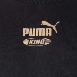 Sudadera Puma King Logo Crew Sweet -tienda de material de futbol sudadera puma king logo crew sweet black 2