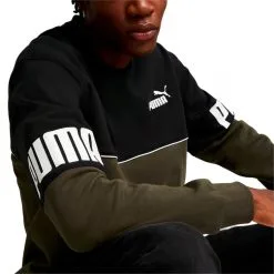Sudadera Puma Power Colorblock Crew -tienda de material de futbol sudadera puma power colorblock crew forest night 2