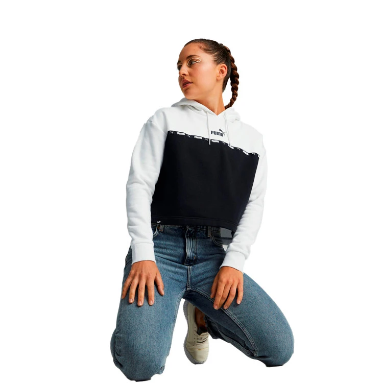 Sudadera Puma Power Tape Mujer 3 Sudadera Puma Power Tape Mujer