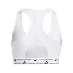 Sujetador Adidas Powerreact Training Medium Support 3 Stripes Mujer -tienda de material de futbol sujetador adidas powerreact training medium support 3 stripes mujer white 5