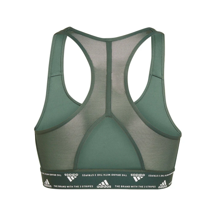 Sujetador Adidas Powerreact Training Medium Support 3 Stripes Mujer 4 Sujetador Adidas Powerreact Training Medium Support 3 Stripes Mujer - Imagen 2