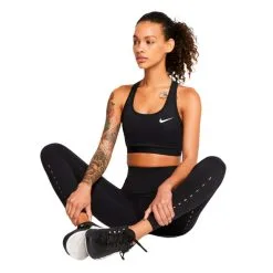 Sujetador Nike Swoosh Band Non-Padded Mujer 7 Sujetador Nike Swoosh Band Non-Padded Mujer -tienda de material de futbol sujetador nike swoosh band non padded mujer black white 2