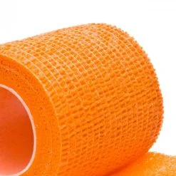 Tape SP Fútbol Sujeta-Espinilleras (5 Cm X 4,6 M) -tienda de material de futbol tape sp sujeta espinilleras 5cmx46m naranja 2