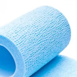 Tape SP Fútbol Sujeta-Espinilleras (7,5 Cm X 4,6 M) 8 Tape SP Fútbol Sujeta-Espinilleras (7,5 Cm X 4,6 M) -tienda de material de futbol tape sp sujeta espinilleras 75cmx46m azul celeste 2