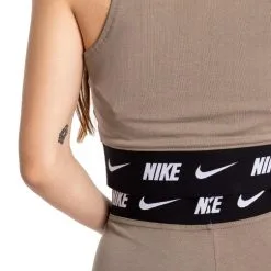 Top Nike Sportswear Crop Top Mujer -tienda de material de futbol top nike nsw crop top mujer matte olive 4