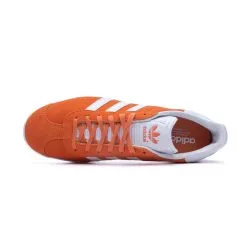 Zapatilla Adidas Gazelle Mujer -tienda de material de futbol zapatilla adidas gazelle mujer solar orange white gold met. 4