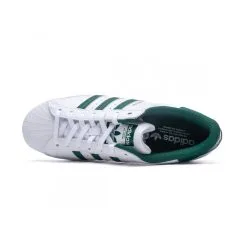 Zapatilla Adidas Superstar -tienda de material de futbol zapatilla adidas superstar white collegiate green white 4