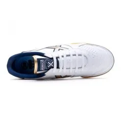 Zapatilla Munich Gresca Excel XLS -tienda de material de futbol zapatilla munich gresca blanca oro 3