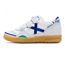 Zapatilla Munich Gresca Cinta Adhesiva Niño -tienda de material de futbol zapatilla munich jr gresca vco blanca azul 2