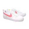 Zapatilla Nike Court Borough Low 2 Niño -tienda de material de futbol zapatilla nike court borough low 2 nino white coral chalk laser orange 0