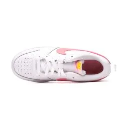 Zapatilla Nike Court Borough Low 2 Niño -tienda de material de futbol zapatilla nike court borough low 2 nino white coral chalk laser orange 4