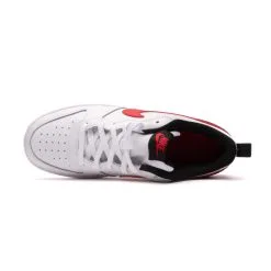 Zapatilla Nike Court Borough Low 2 Niño -tienda de material de futbol zapatilla nike court borough low 2 nino white univ red black 4