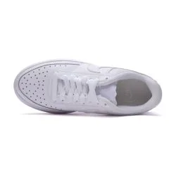 Zapatilla Nike Court Vision Alta Leather Mujer -tienda de material de futbol zapatilla nike court vision alta ltr mujer white white white 4