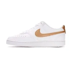 Zapatilla Nike Court Vision Low Next Nature Mujer -tienda de material de futbol zapatilla nike court vision low next nature mujer white mtlc gold white 2