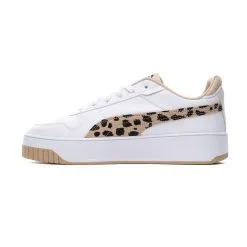 Zapatilla Puma Carina Street Animal Mujer -tienda de material de futbol zapatilla puma carina street animal mujer white granola black 2