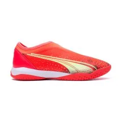 Zapatilla Puma Ultra Match LL IT + Mid Niño -tienda de material de futbol zapatilla puma ultra match ll it mid nino fiery coral fizzy light black 1