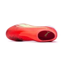 Zapatilla Puma Ultra Match LL IT + Mid Niño -tienda de material de futbol zapatilla puma ultra match ll it mid nino fiery coral fizzy light black 4