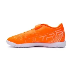 Zapatilla Puma Ultra Play IT Niño Cinta Adhesiva -tienda de material de futbol zapatilla puma ultra play it nino cinta adhesiva ultra orange white blue glimmer 2
